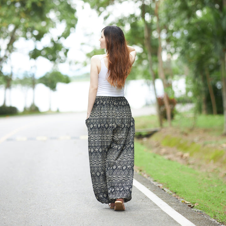 Small Line Elephant Harem Pants - Lannaclothesdesign Shop