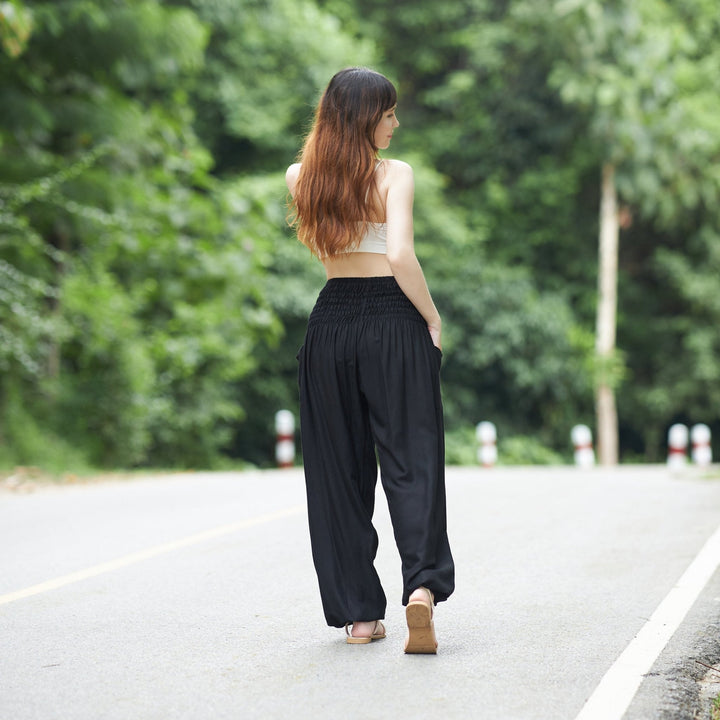 Solid Harem Pants - Lannaclothesdesign Shop