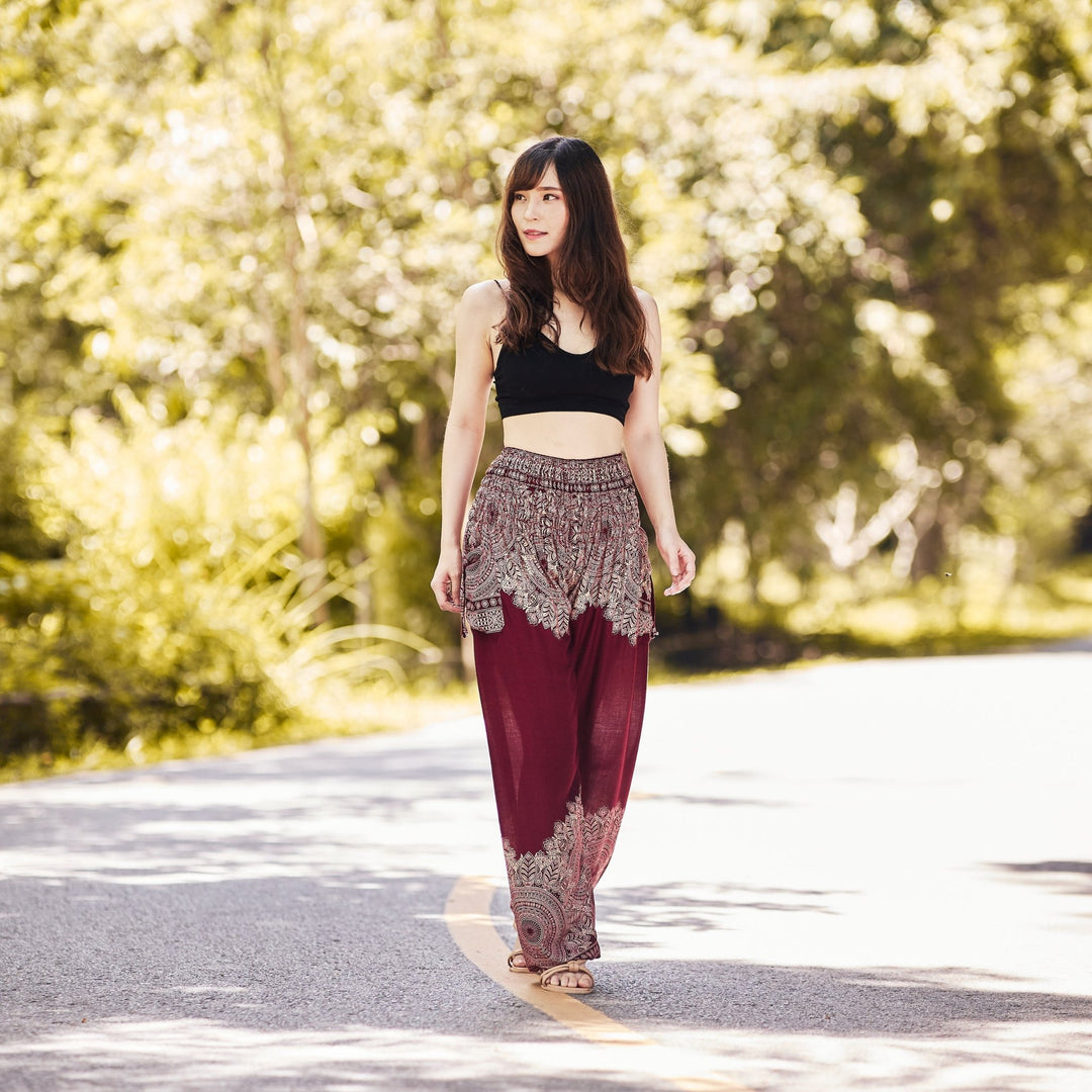 Plain Mandala Harem Pants - Lannaclothesdesign Shop