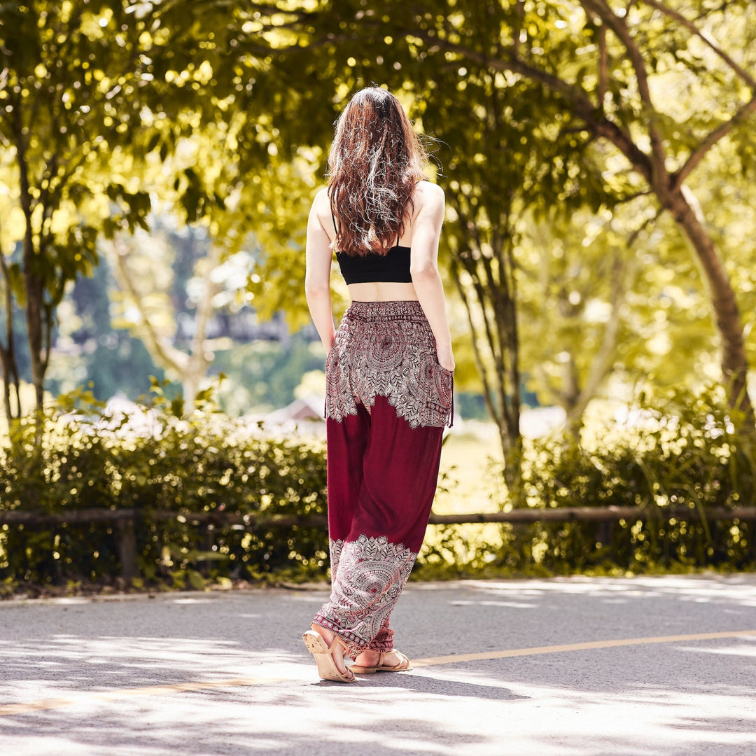 Plain Mandala Harem Pants - Lannaclothesdesign Shop