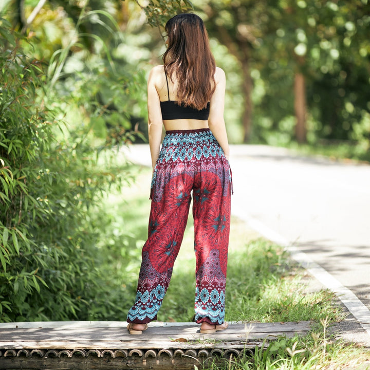Flower Mandala Harem Pants - Lannaclothesdesign Shop