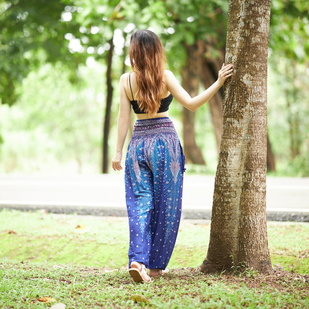 Peacock Harem Pants - Lannaclothesdesign Shop