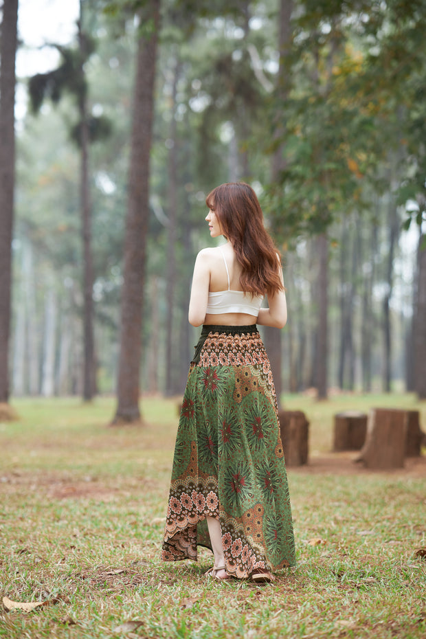 Flower Mandala Coconut Skirts