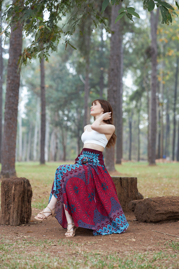 Flower Mandala Coconut Skirts