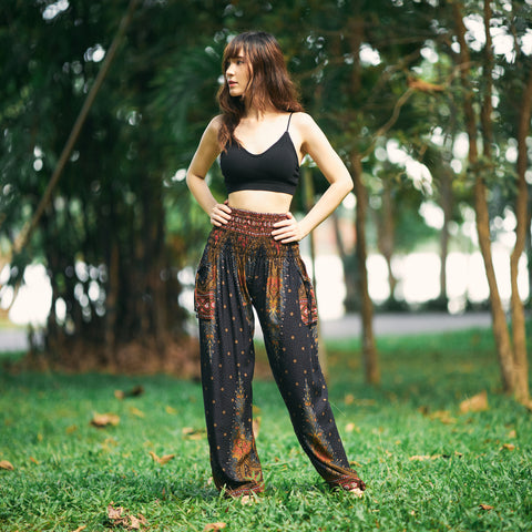 Boho Peacock Pants