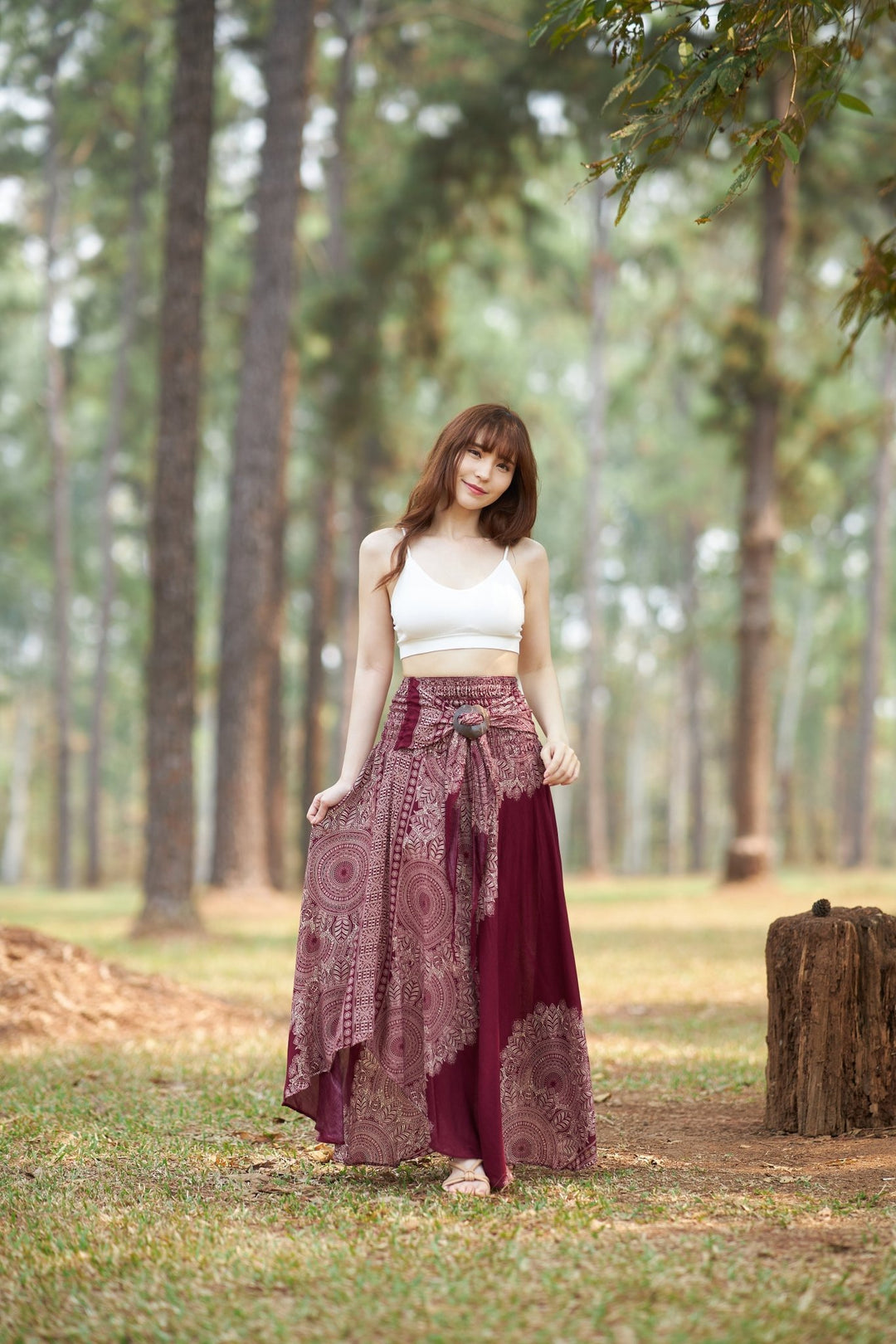 Plain Mandala Coconut Skirts - Lannaclothesdesign Shop