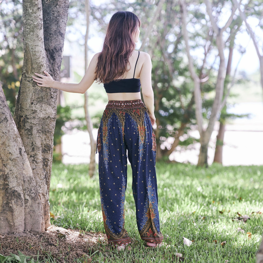 Boho Peacock Pants - Lannaclothesdesign Shop