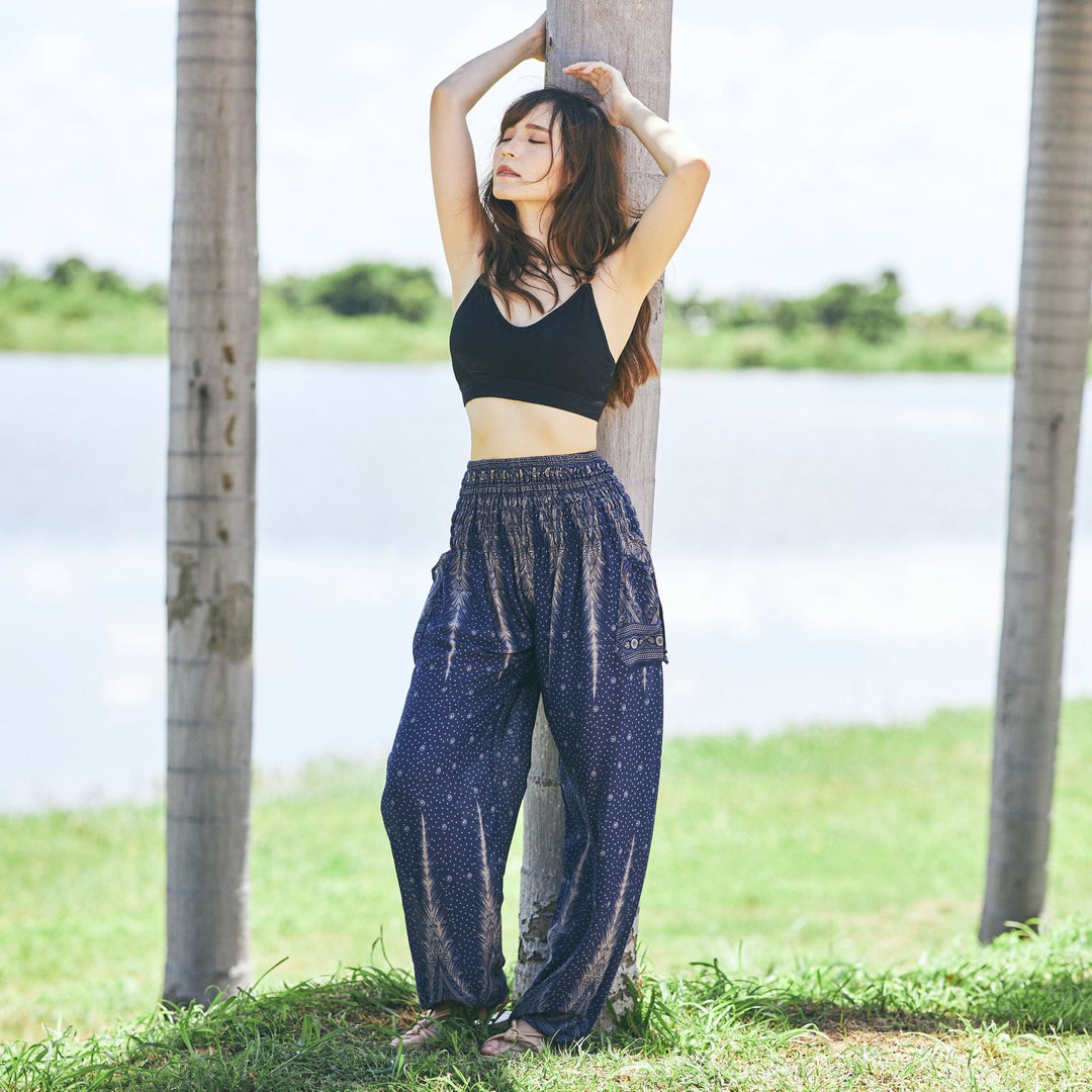 Peacock Harem Pants - Lannaclothesdesign Shop