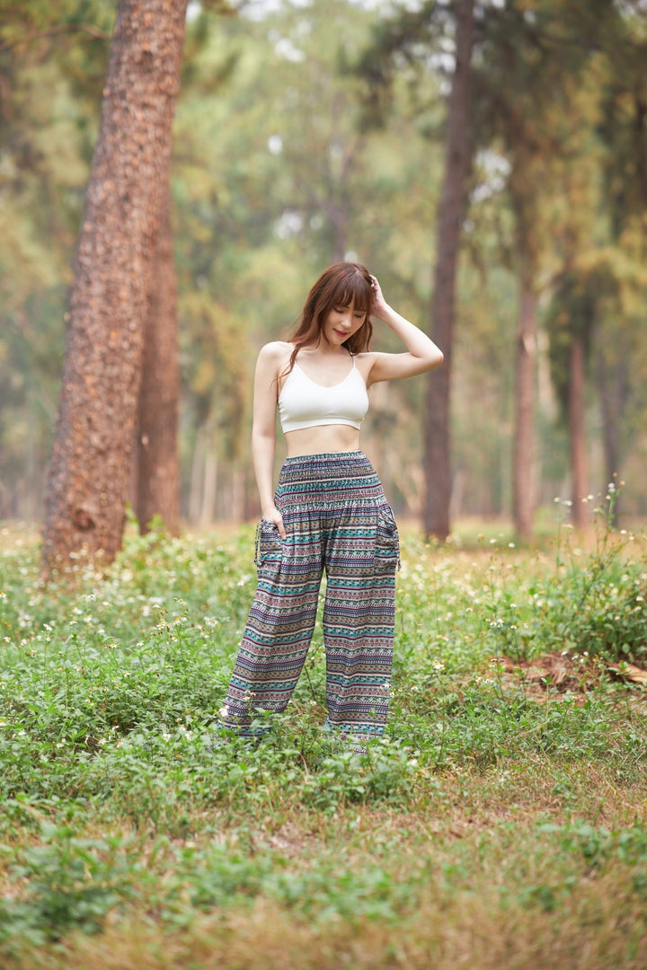 Harem Boho Pants - Lannaclothesdesign Shop