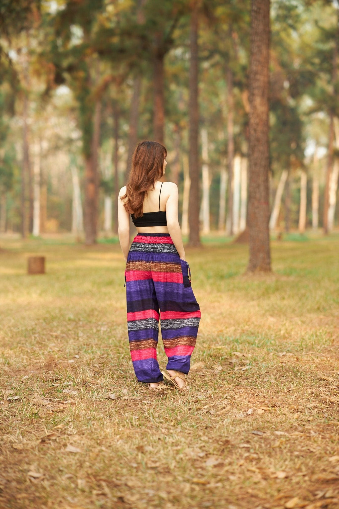 Big Striped Harem pants - Lannaclothesdesign Shop