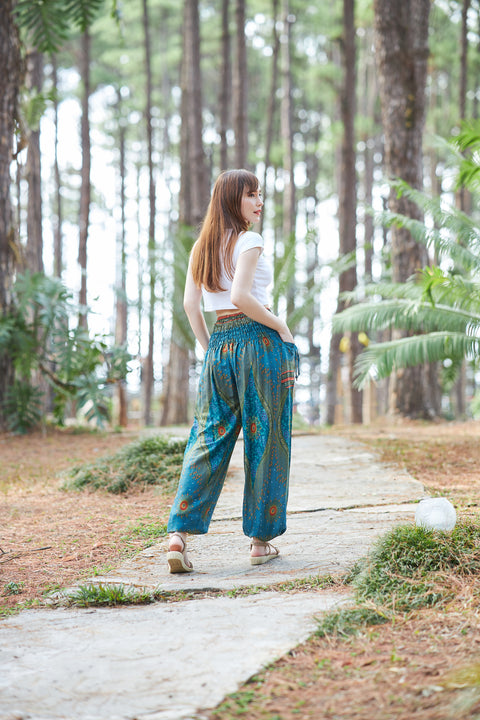 Floral Harem Pants