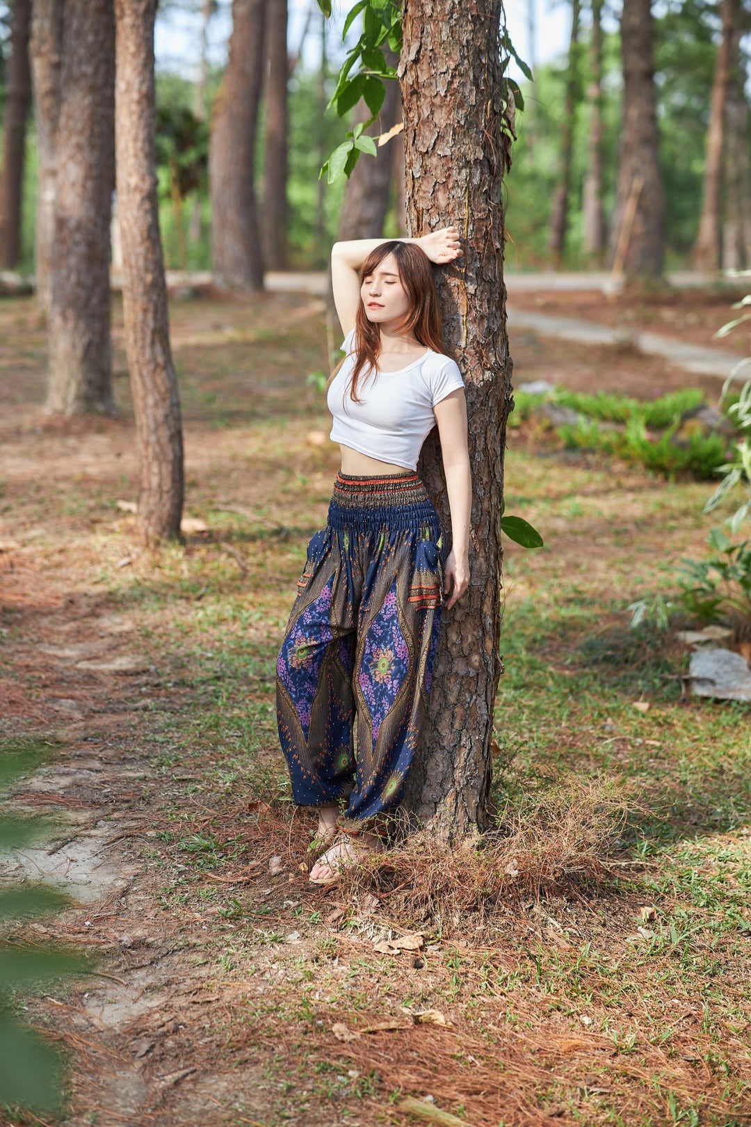 Floral Harem Pants - Lannaclothesdesign Shop