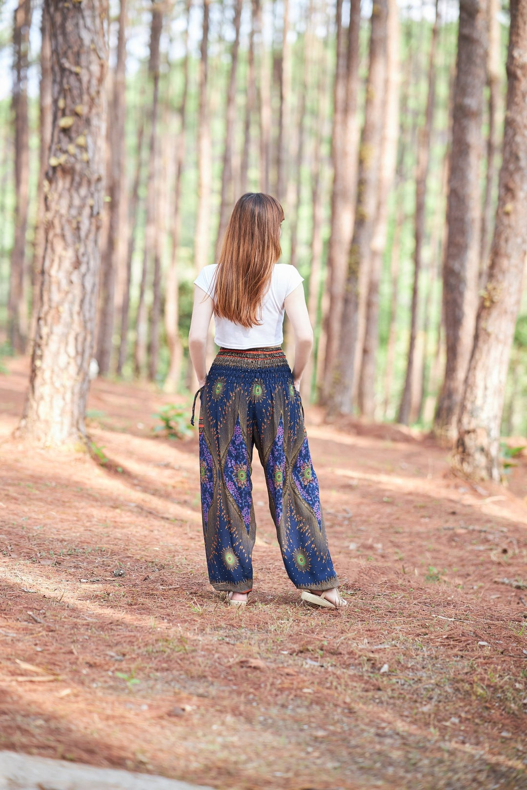 Floral Harem Pants - Lannaclothesdesign Shop