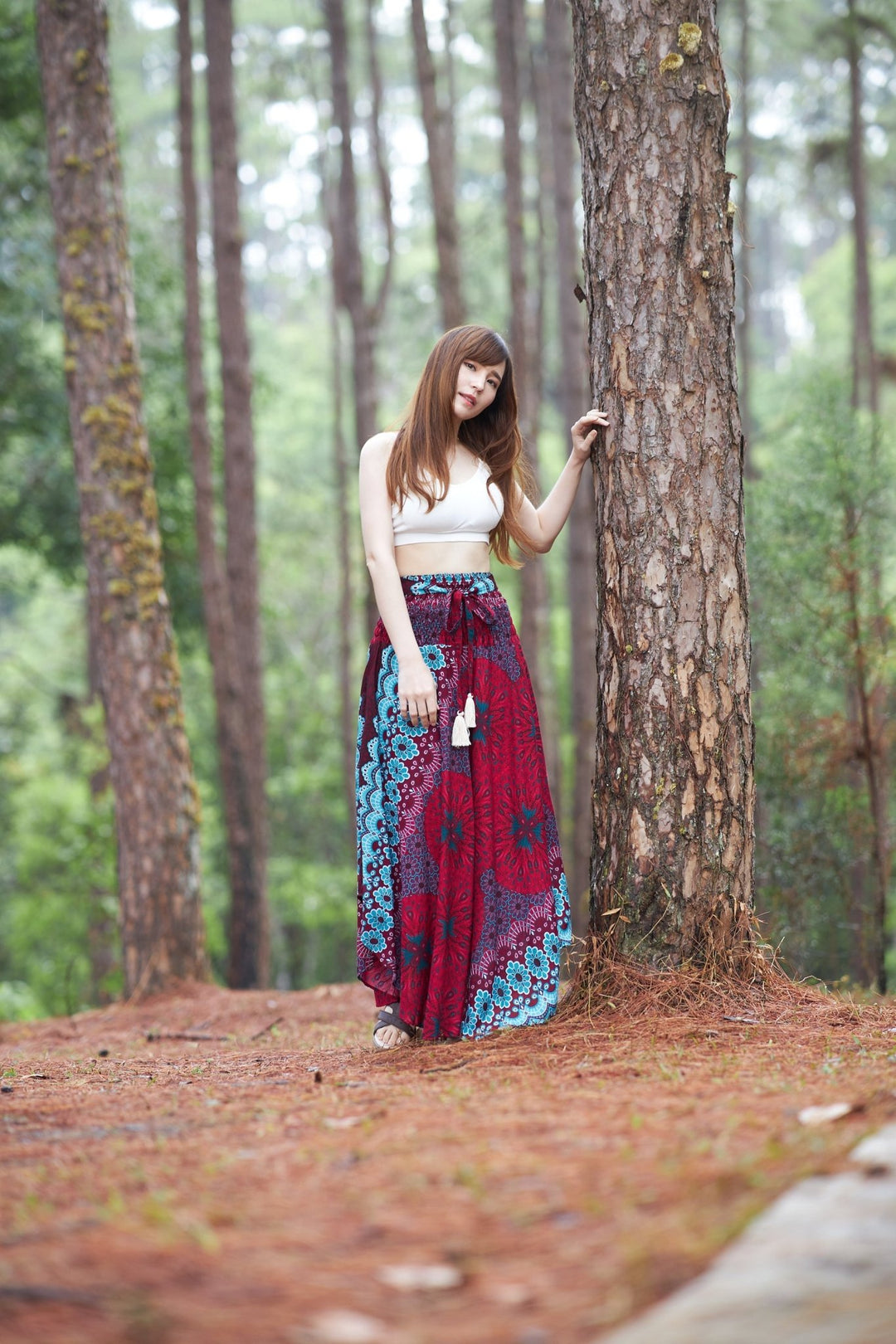 Flower Mandala Boho Skirts - Lannaclothesdesign Shop