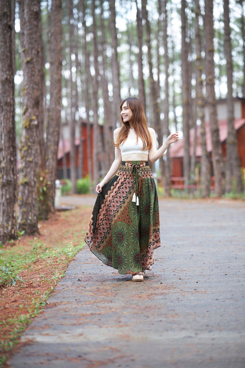 Flower Mandala Boho Skirts