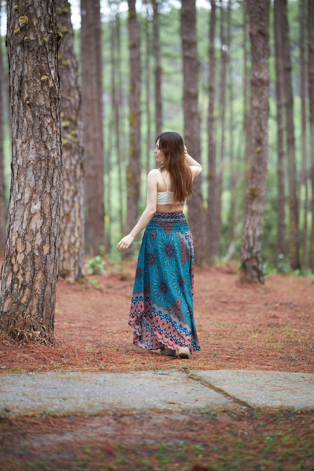 Flower Mandala Boho Skirts - Lannaclothesdesign Shop