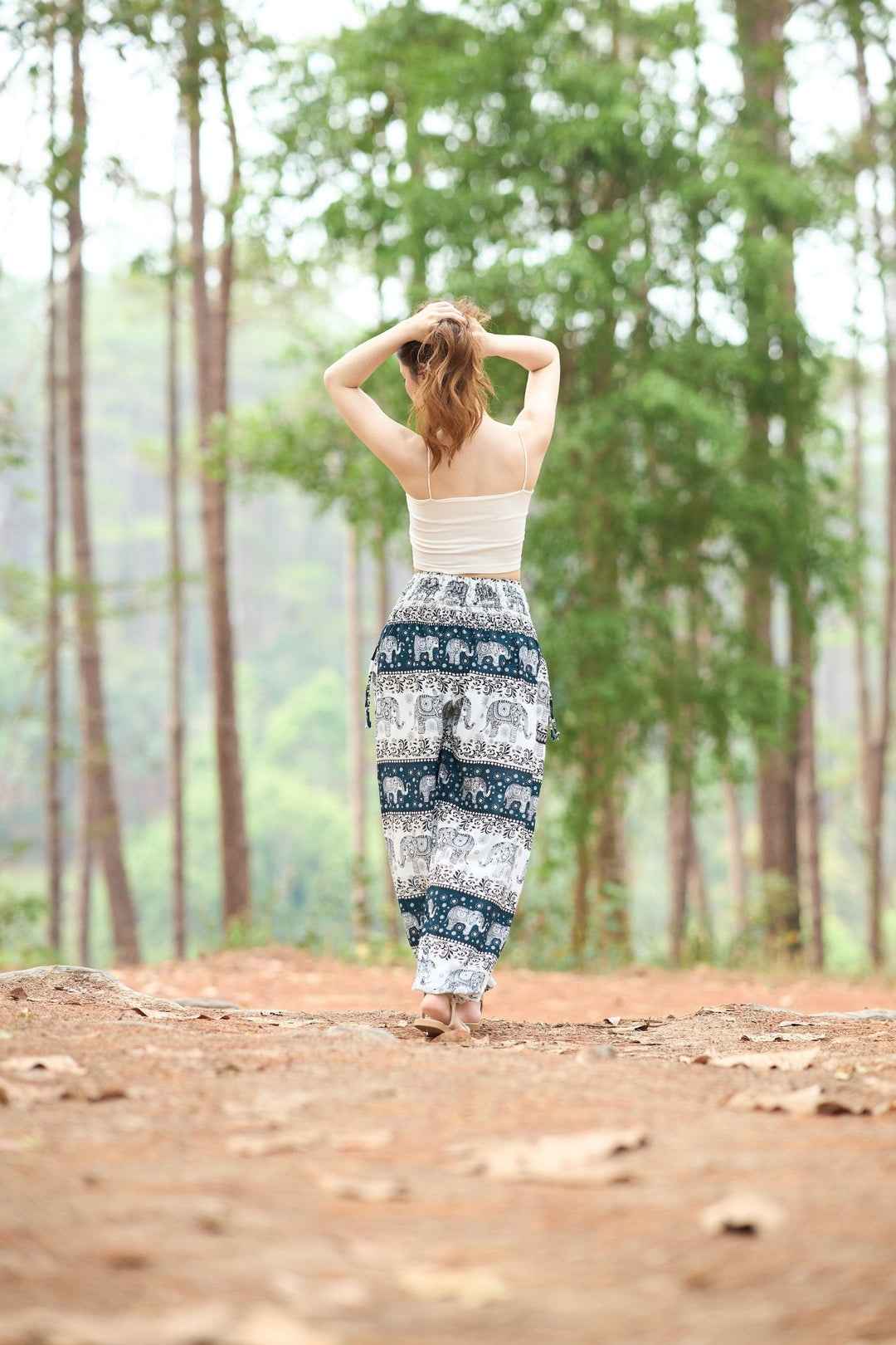 Elephant Forest Harem Pants - Lannaclothesdesign Shop