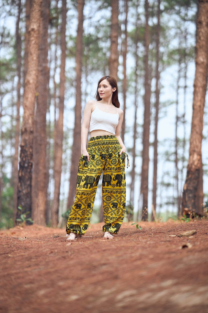Chain elephant harem pants - Lannaclothesdesign Shop