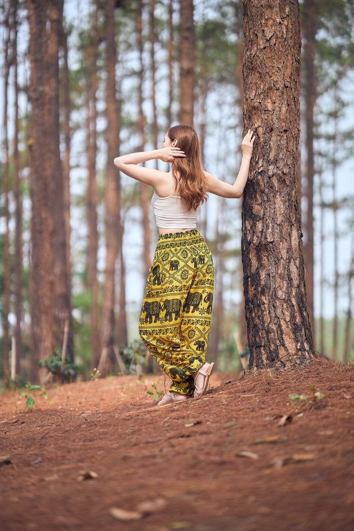 Chain elephant harem pants - Lannaclothesdesign Shop
