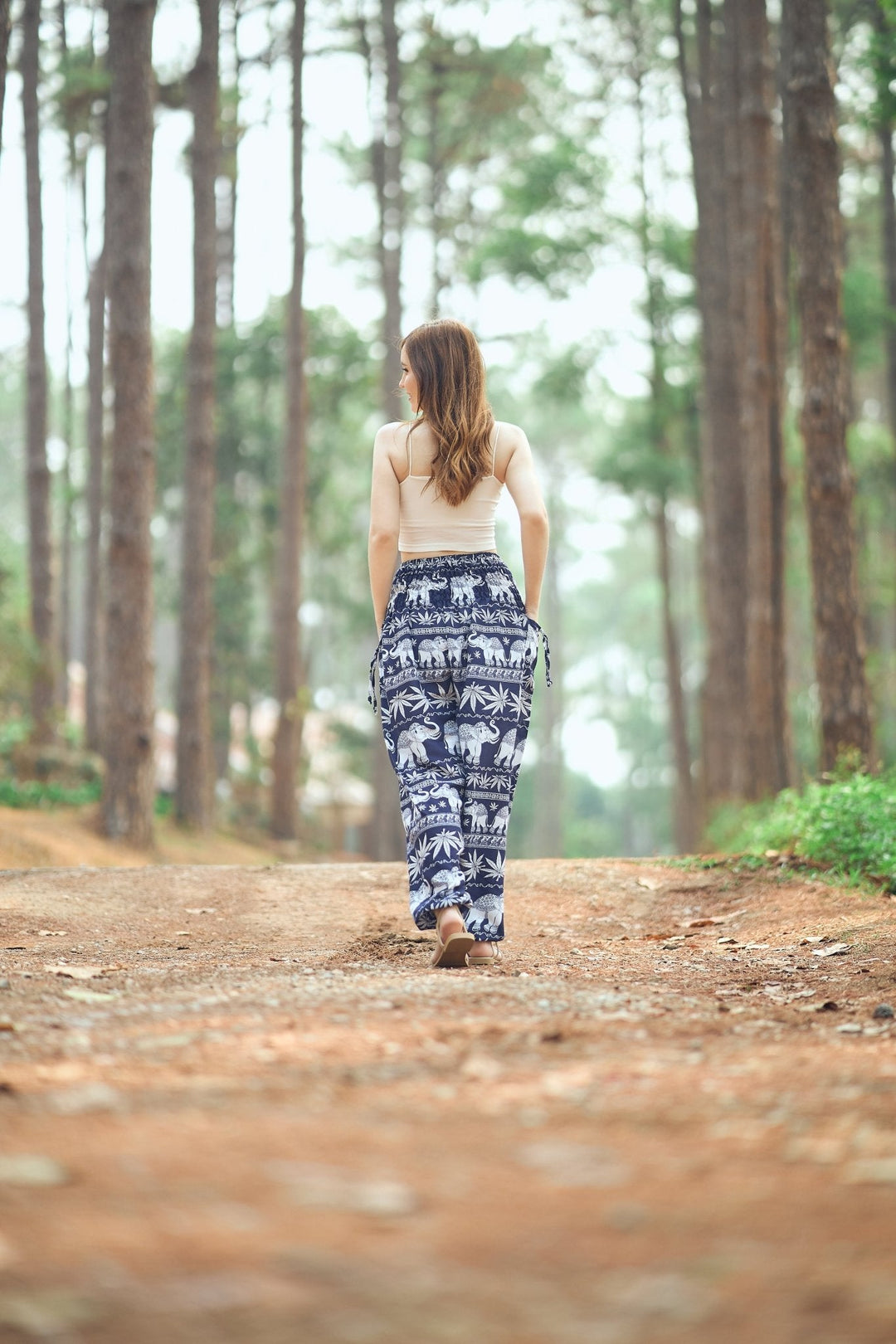 Elephant Leaf Harem Pants - Lannaclothesdesign Shop