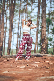 Elephant Leaf Harem Pants