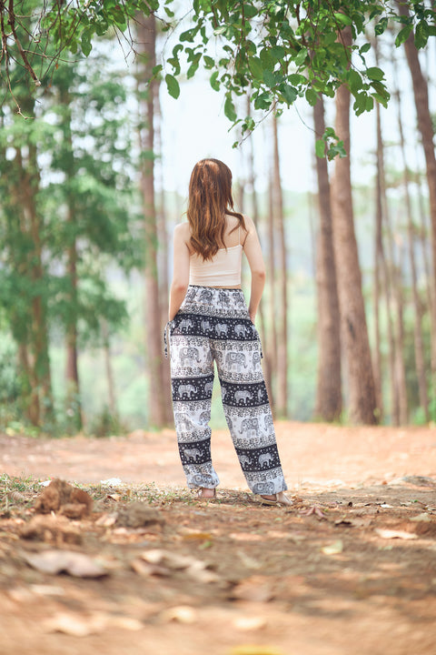 Elephant Forest Harem Pants