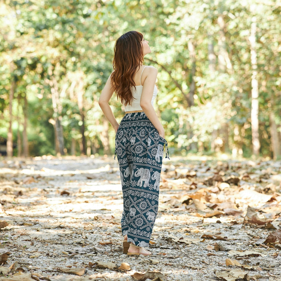Chain elephant harem pants - Lannaclothesdesign Shop