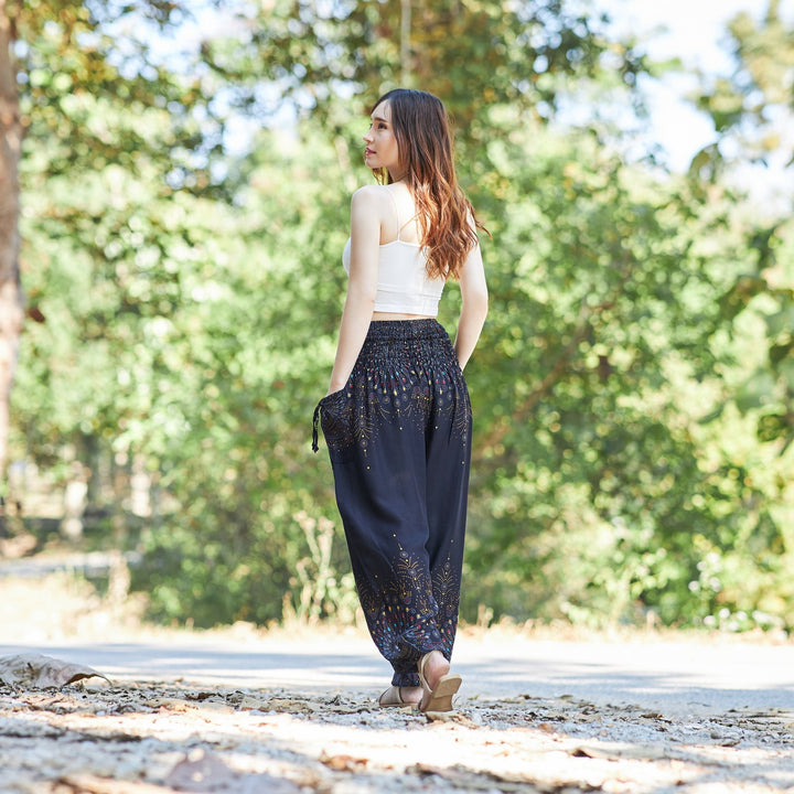 Fire Works Harem Pants - Lannaclothesdesign Shop