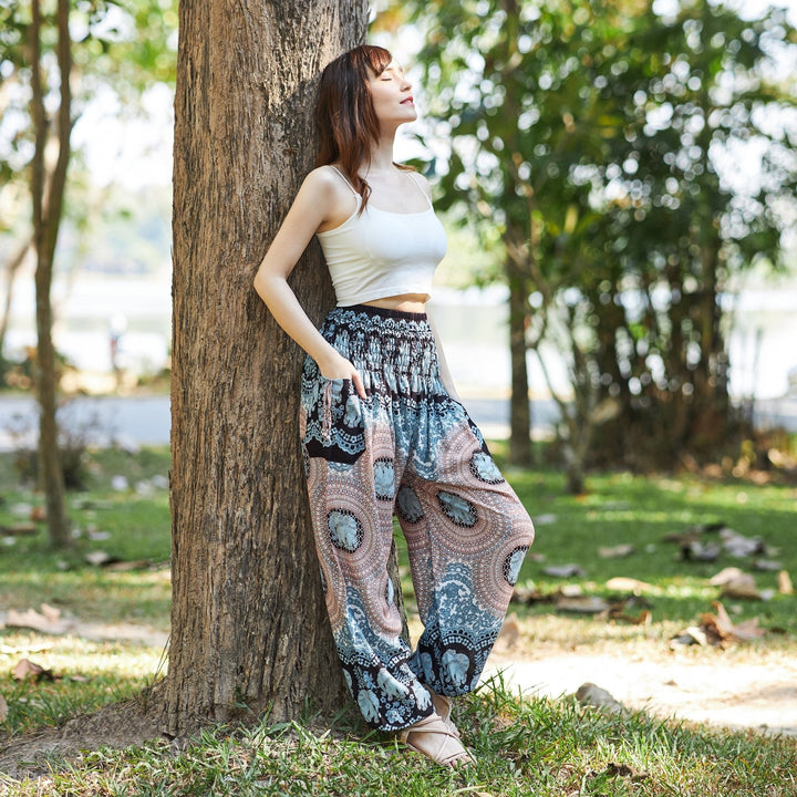 Elephant Rose Harem pants - Lannaclothesdesign Shop