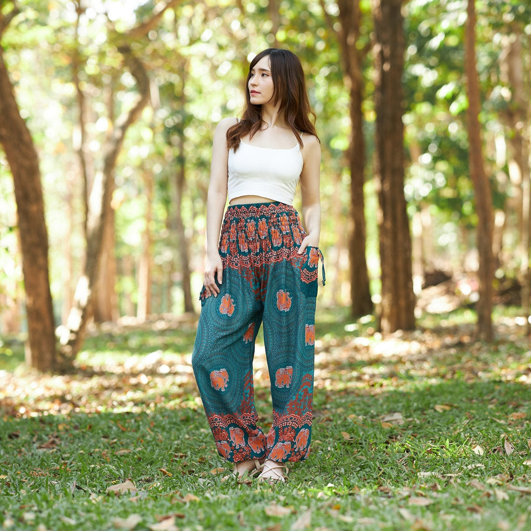 Elephant Rose Harem pants - Lannaclothesdesign Shop