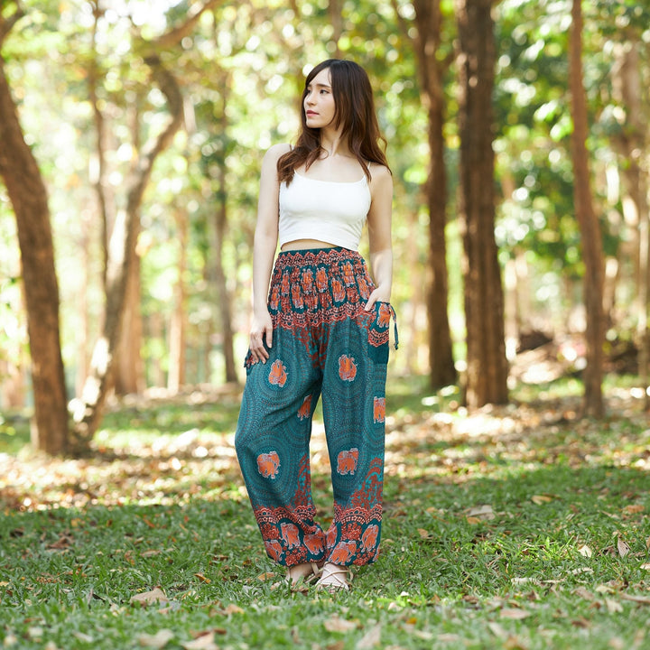 Elephant Rose Harem pants - Lannaclothesdesign Shop