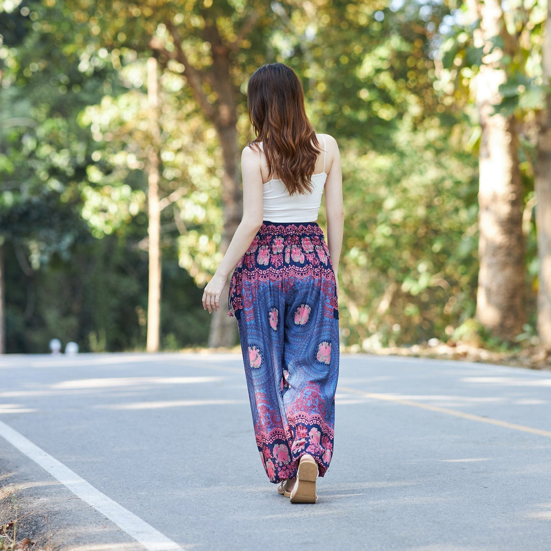 Elephant Rose Harem pants - Lannaclothesdesign Shop