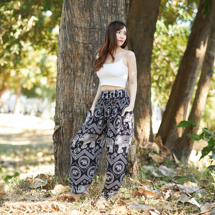 Elephant Circle Harem pants - Lannaclothesdesign Shop