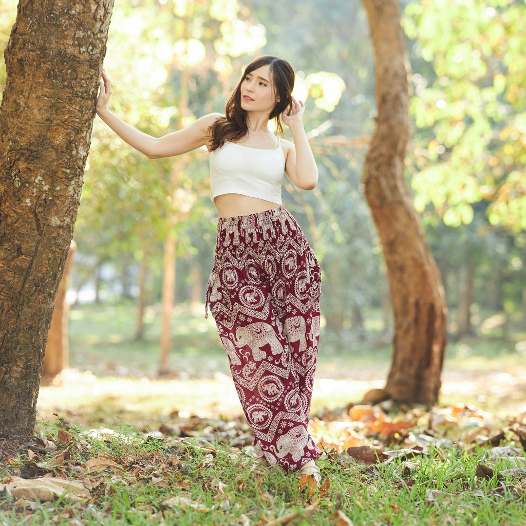 Elephant Circle Harem pants - Lannaclothesdesign Shop