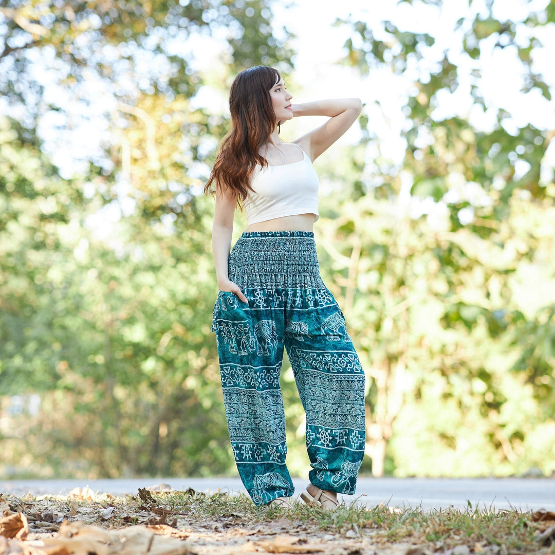 Big Elephant Harem pants - Lannaclothesdesign Shop