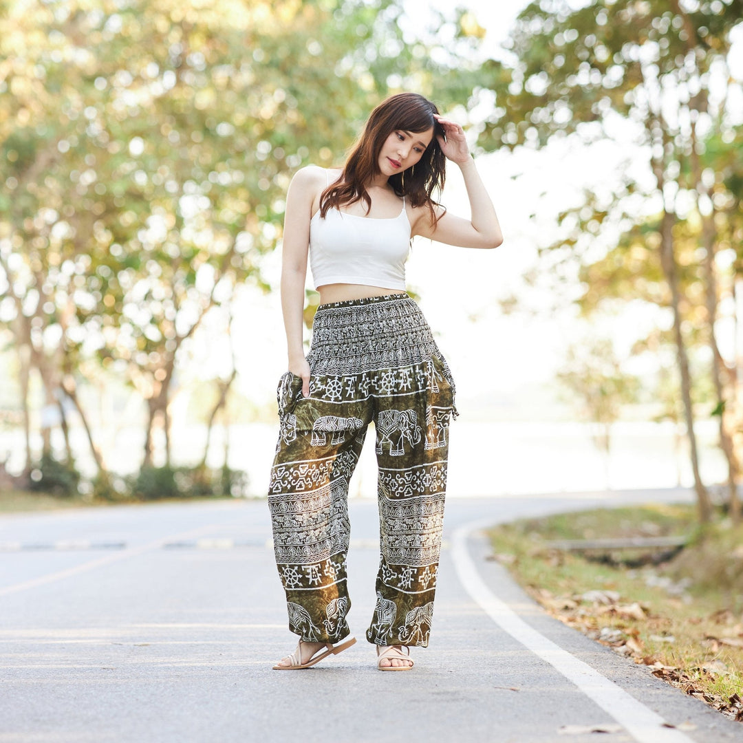 Big Elephant Harem pants - Lannaclothesdesign Shop