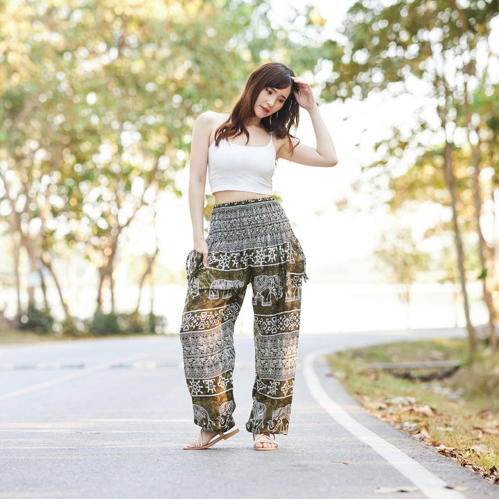 Big Elephant Harem pants - Lannaclothesdesign Shop