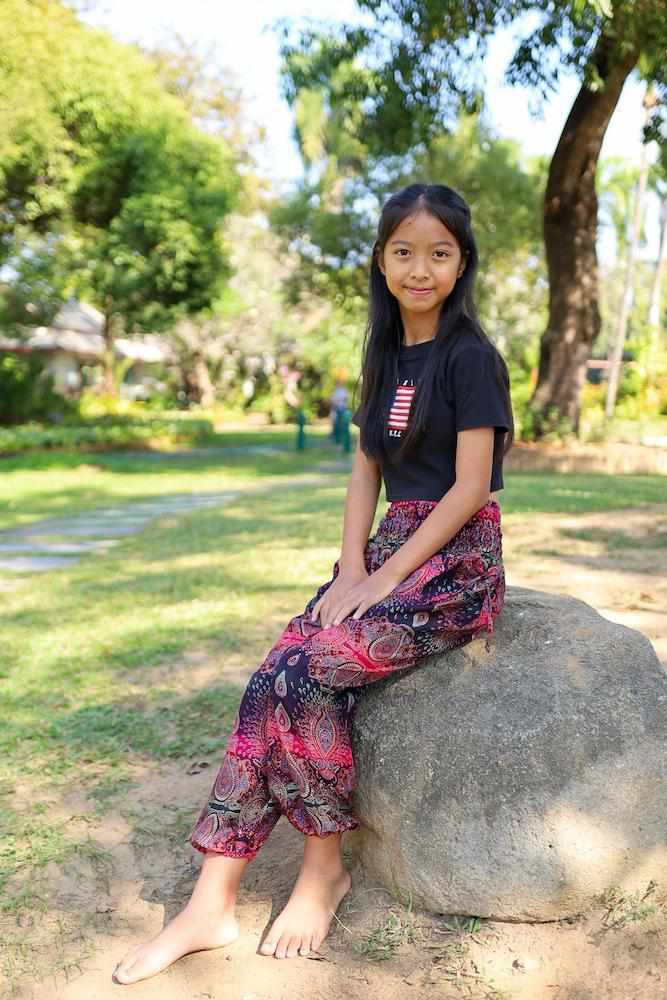 COLORFUL KIDS HAREM PANTS - Lannaclothesdesign Shop