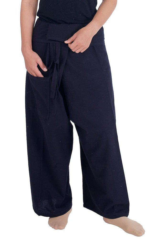 Fisherman Pants Cotton Fabric - Lannaclothesdesign Shop