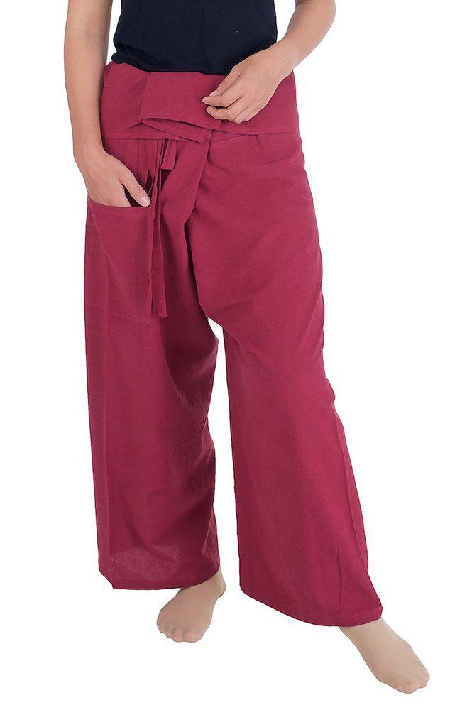 Fisherman Pants Cotton Fabric - Lannaclothesdesign Shop