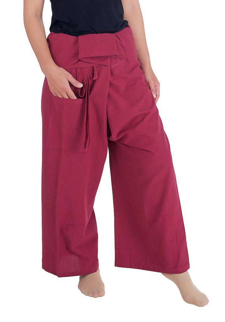 Fisherman Pants Cotton Fabric - Lannaclothesdesign Shop