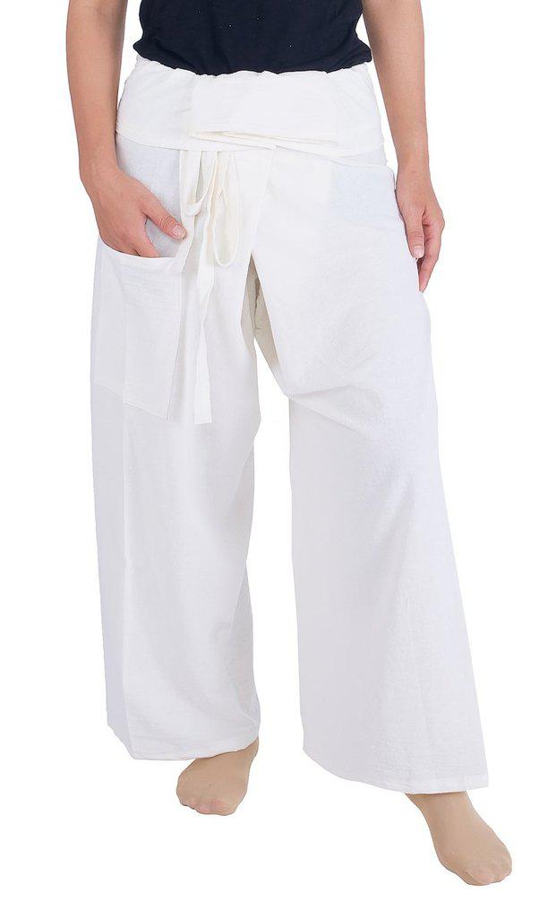 Fisherman Pants Cotton Fabric - Lannaclothesdesign Shop
