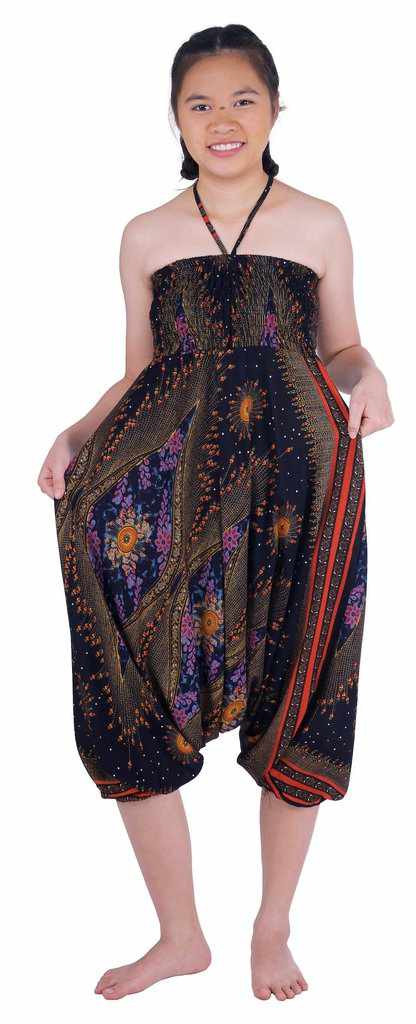 Flower Eye Harem Pants - Lannaclothesdesign Shop