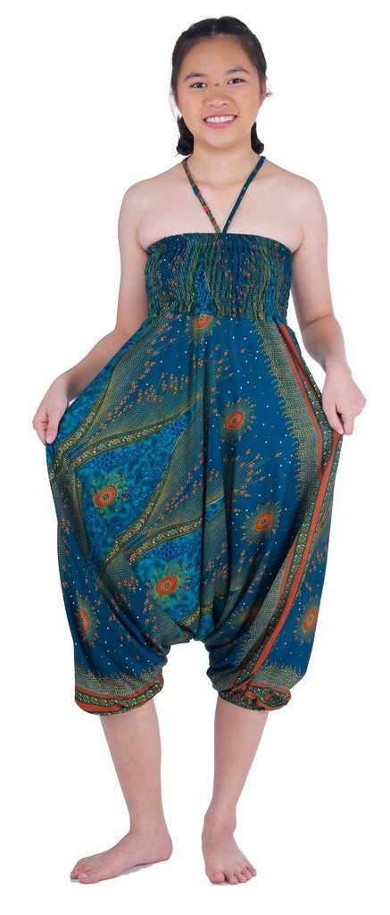 Flower Eye Harem Pants - Lannaclothesdesign Shop