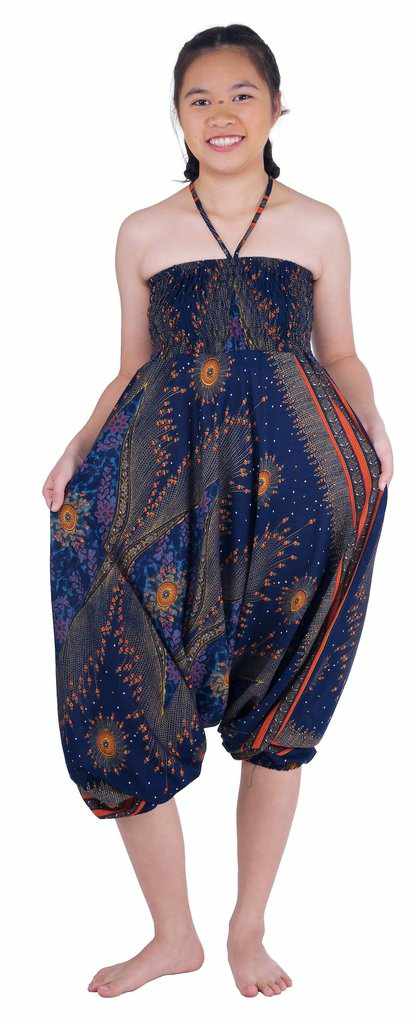 Flower Eye Harem Pants - Lannaclothesdesign Shop