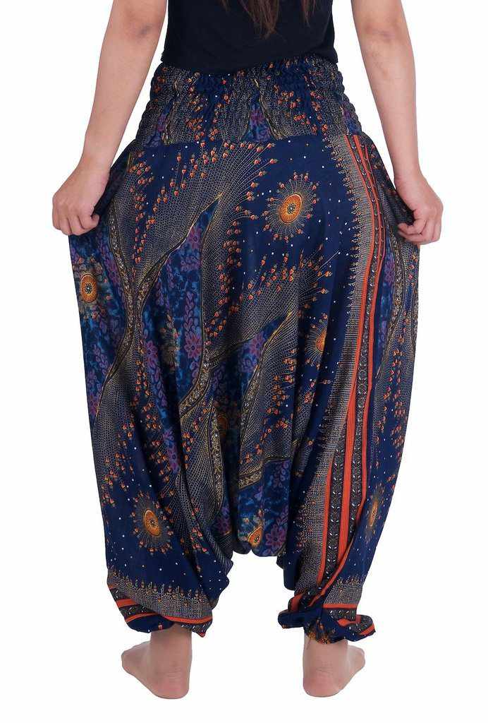 Flower Eye Harem Pants - Lannaclothesdesign Shop