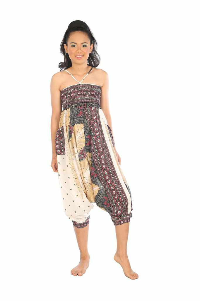 Harem Pants Peacock Print