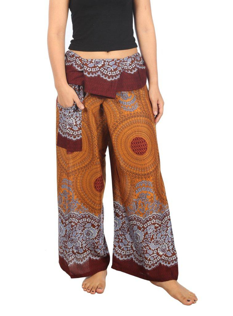 Mandala Fisherman Yoga Pants