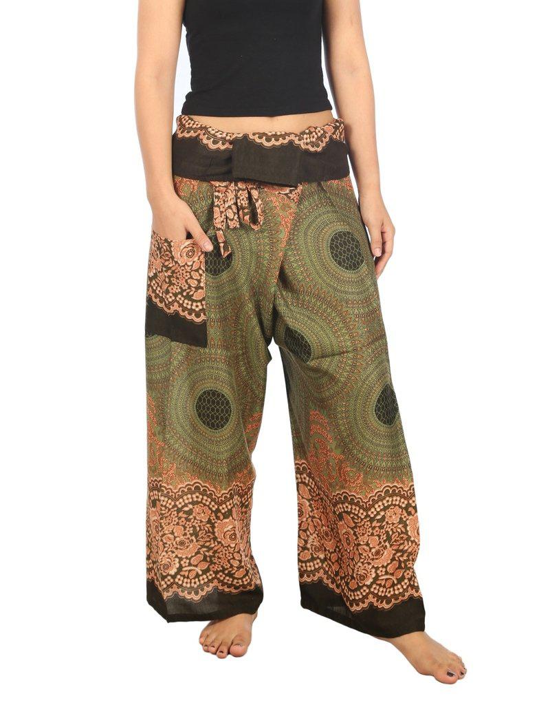 Mandala Fisherman Yoga Pants