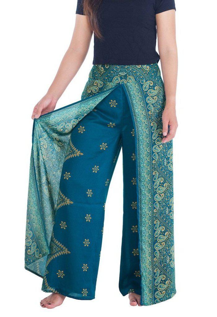 Peacock Flower Wide Legs
